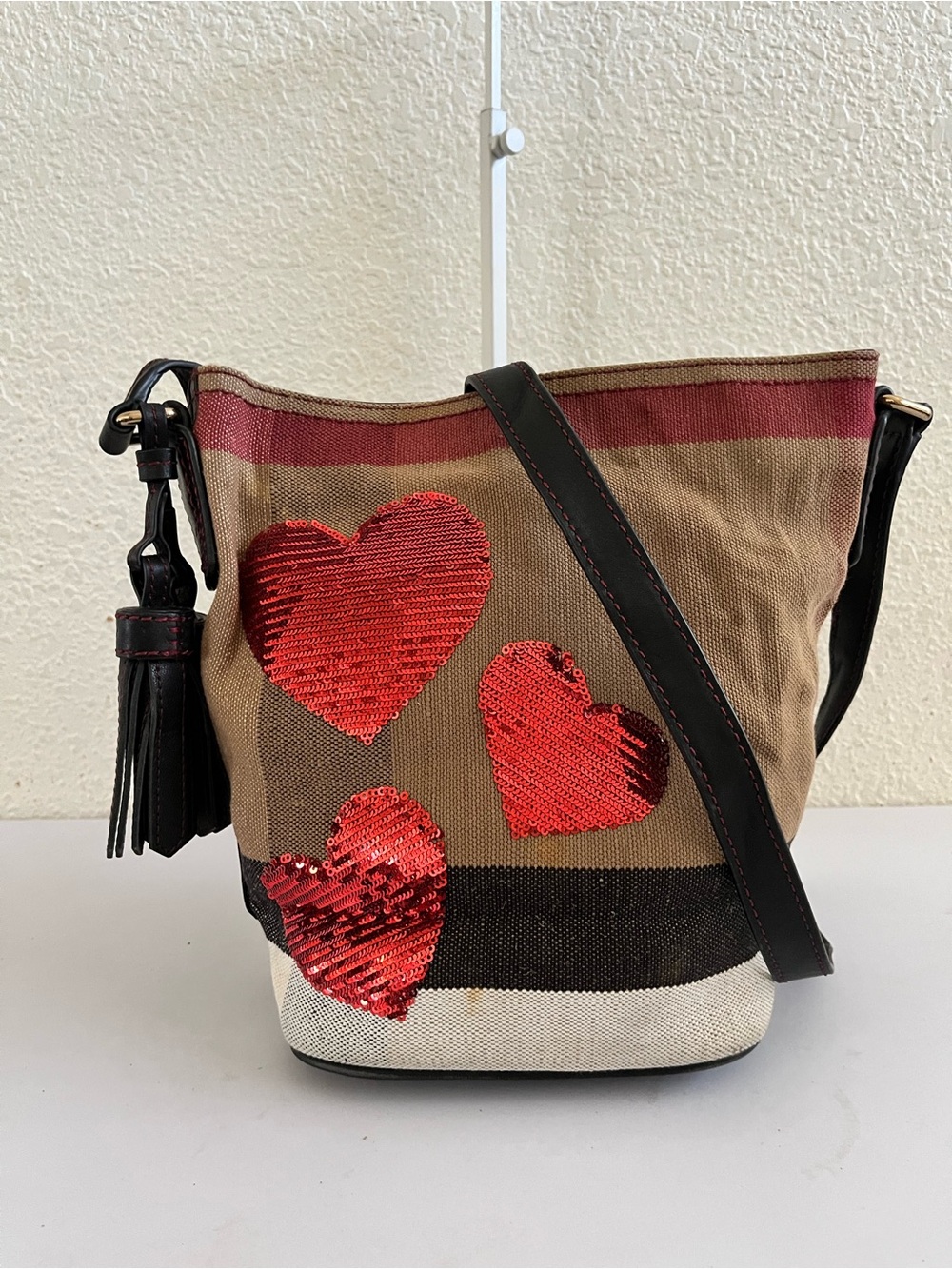 Burberry small Ashby sequence hobo bag